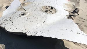 space craft piece washes up on the OBX